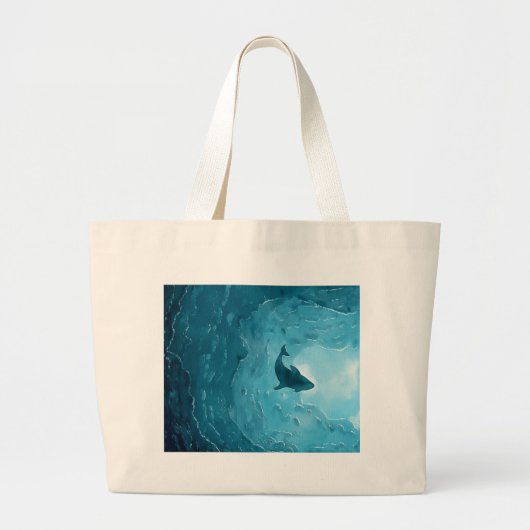 Haaien Grote Tote Bag (Voorkant)