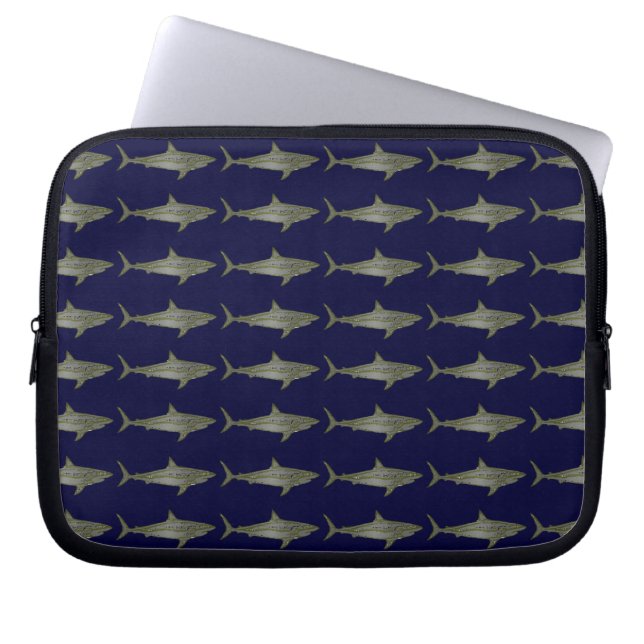 Haaien - haaien laptop sleeve (Voorkant)