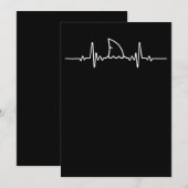 Haaien Hark Haaien Haaien Lovers in de Indische Oc Feestdagenkaart (Voorkant / Achterkant)