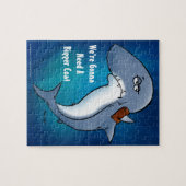 Haaien hebben een grotere munt nodig Funny Cartoon Legpuzzel (Horizontaal)