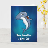 Haaien hebben een grotere muntkaartje nodig kaart (Gele Bloem)