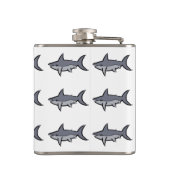 Haaien Heupfles (Achterkant)