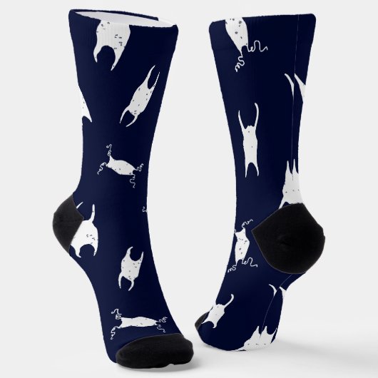 Haaien Hoesje Patroon Sokken (Gebogen)