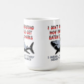 Haaien - Hoor de Muziek Funny Mug Koffiemok (Center)