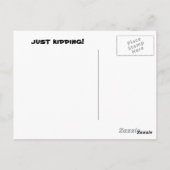 Haaien, ik wou dat je hier was... briefkaart (Achterkant)