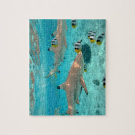 Haaien in de lagune Bora jigzaag Legpuzzel