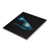 Haaien in de schaduw tegeltje (Zijkant)