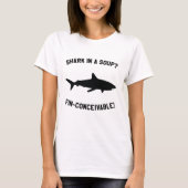 Haaien in een soep? FIN-CONCEIBABLE! T-shirt (Voorkant)