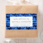 Haaien in het Deep Blue Zee Etiket (Insitu)