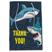 Haaien in vermomming Verjaardag kind Medium Cadeauzakje (Voorkant)