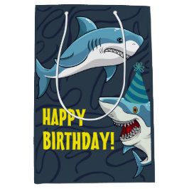 Haaien in vermomming Verjaardag kind Medium Cadeauzakje