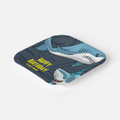 Haaien in vermomming Verjaardag kind Papieren Bordje (Gebogen)