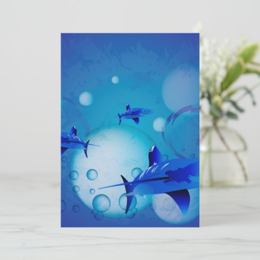 haaien kaart (Staand voorkant)