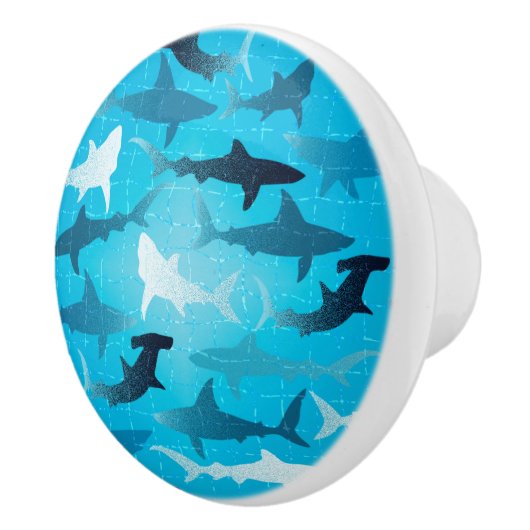 haaien! keramische knop (Rechts)