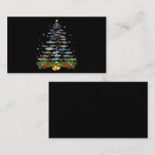 Haaien kerstboom Haaien Haaien Haaien Vruchten Man Informatiekaartje (Voorkant / Achterkant)