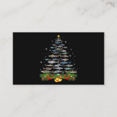 Haaien kerstboom Haaien Haaien Haaien Vruchten Man Informatiekaartje (Voorkant)