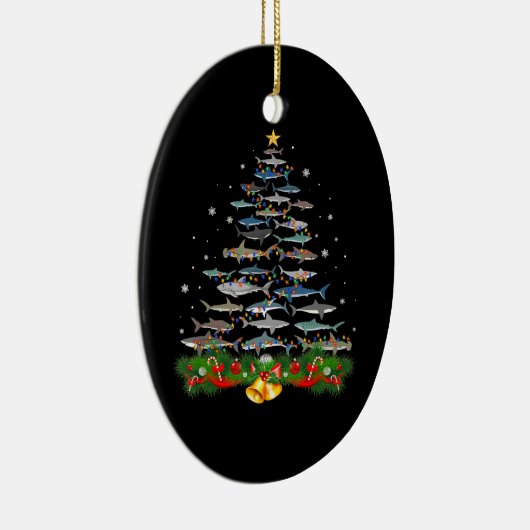 Haaien kerstboom Haaien Haaien Haaien Vruchten Man Keramisch Ornament (Rechts)