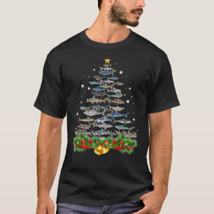 Haaien kerstboom Haaien Haaien Haaien Vruchten Man T-shirt