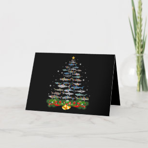 Haaien Kerstboom Haaienliefhebbers Cadeaus Feestdagen Kaart