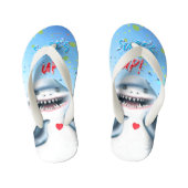 Haaien Kinder Teenslippers (Voetbed)