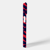 Haaien koel rood en blauw patroon Case-Mate iPhone case (Achterkant / Rechts)