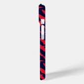 Haaien koel rood en blauw patroon Case-Mate iPhone case (Achterkant / Links)