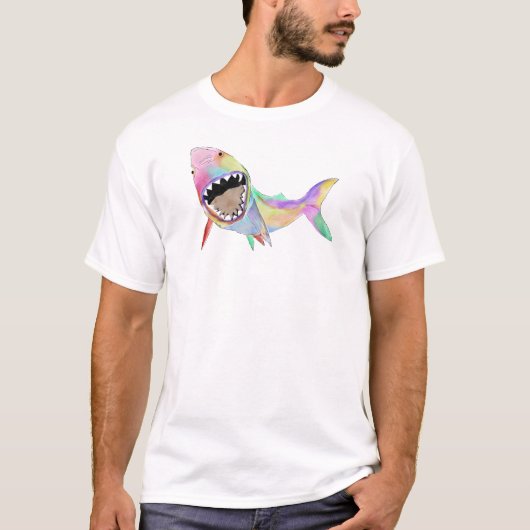 Haaien kunst T-shirt (Voorkant)