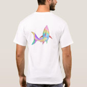 Haaien kunst T-shirt (Achterkant)