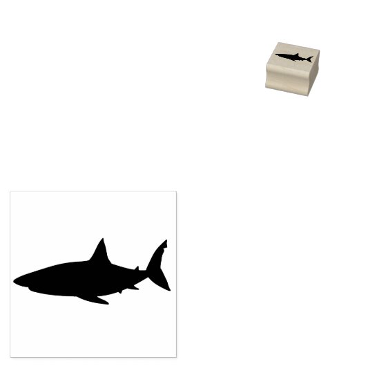 Haaien Leuk Kind Rubberstempel (Gestempeld)