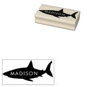 Haaien Leuke Kind naam Rubberstempel (Gestempeld)