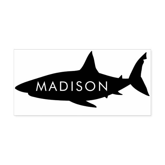 Haaien Leuke Kind naam Rubberstempel (Afrduk)