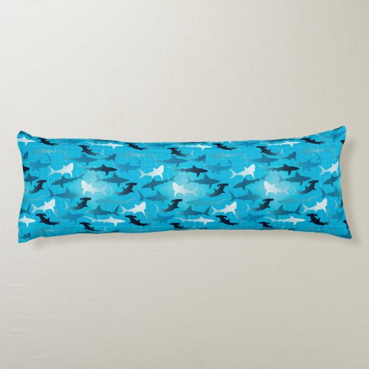 haaien! - lichaamskussen (Achterkant)