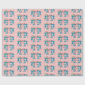 Haaien Liefde Cadeaupapier (Vlak)