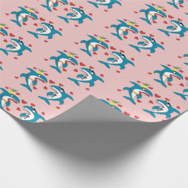 Haaien Liefde Cadeaupapier