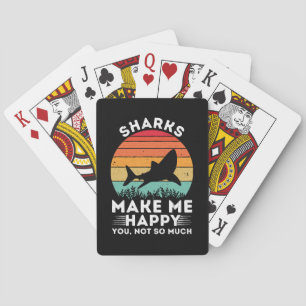 Haaien maken me blij dat je niet zo veel pokerkaarten