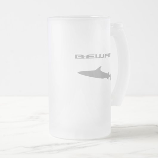 Haaien Matglas Bierpul (Voorkant rechts)