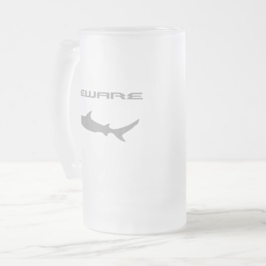 Haaien Matglas Bierpul (Voorkant links)