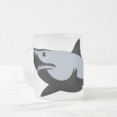 Haaien Matglas Koffiemok (Voorkant links)