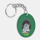 Haaien met acht ballen sleutelhanger (Voorkant Links)