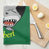 Haaien met acht ballen theedoek (Quarter Fold)