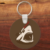 Haaien met een wrijvingslaserstraal sleutelhanger (Voorkant)