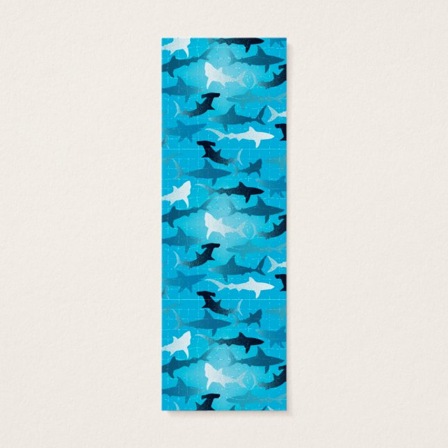haaien mini visitekaartjes (Achterkant)