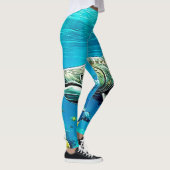 Haaien Oceaan Roofdier Kunst Leggings (Rechts)