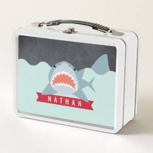 Haaien onder het water Blue Boy Lunch Box