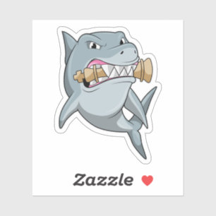 Haaien op Chess met Chess King Sticker