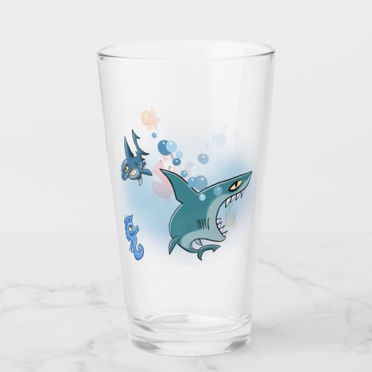Haaien op de Hunt Glas (Voorkant)