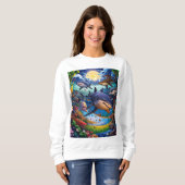 Haaien: op je af komen trui (Voorkant volledig)