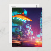 Haaien over het Briefkaart van de stad (Voorkant / Achterkant)