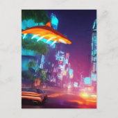 Haaien over het Briefkaart van de stad (Voorkant)