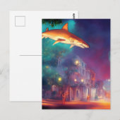 Haaien over het City Briefkaart (Voorkant / Achterkant)